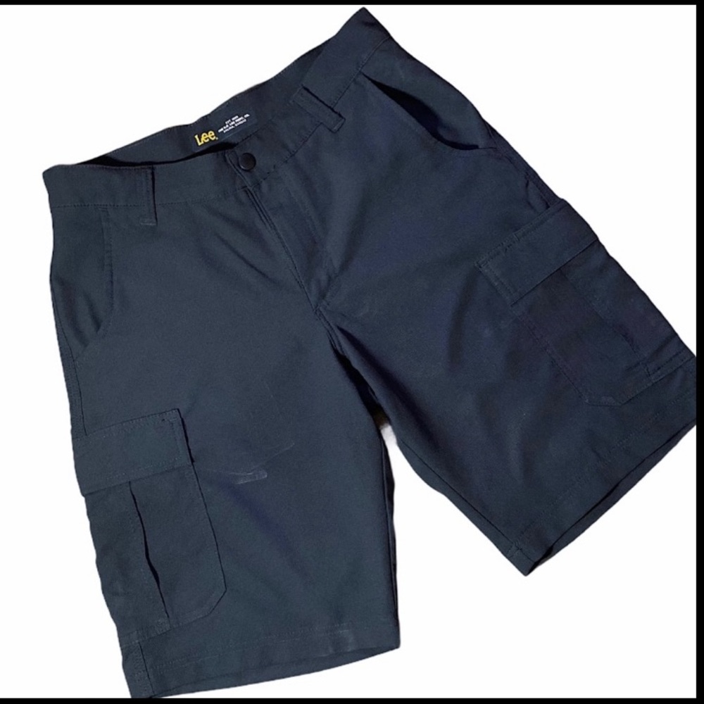Lee Men's Black Cargo Essential Shorts